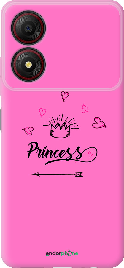 Силиконовый чехол Princess для ZTE Blade A34 - 4361u-3989 изображение 