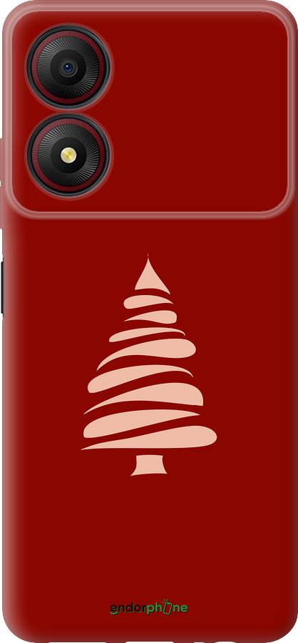 Силиконовый чехол Новогодний 15 для ZTE Blade A34 - 4628u-3989 изображение 