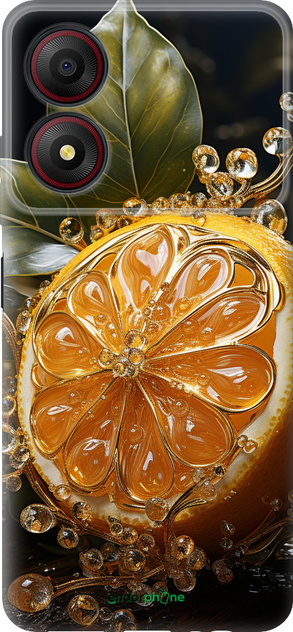 Силиконовый чехол Лимон для ZTE Blade A34 - 5647u-3989 изображение 