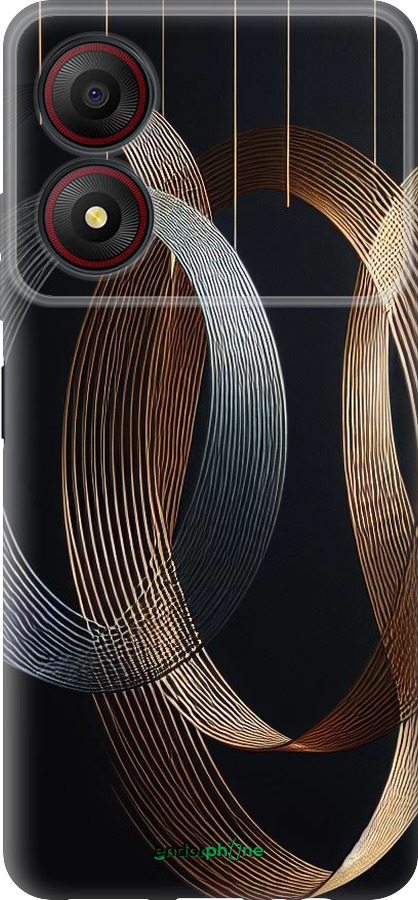 Силиконовый чехол Симфония для ZTE Blade A34 - 5835u-3989 изображение 