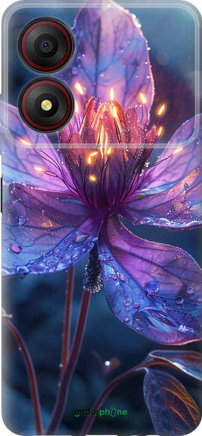 Силіконовий чехол Магічна квітка для ZTE Blade A34 - 6038u-3989 изображение 