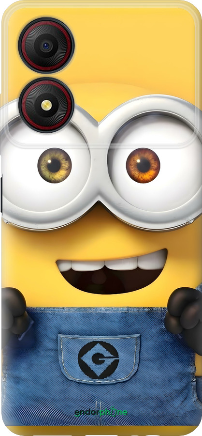 Силиконовый чехол Миньон для ZTE Blade A34 - 6389u-3989 изображение 