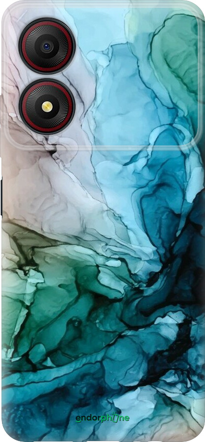 Силиконовый чехол С красочной абстрактной картиной Соленые берега для ZTE Blade A34 - 6405u-3989 изображение 