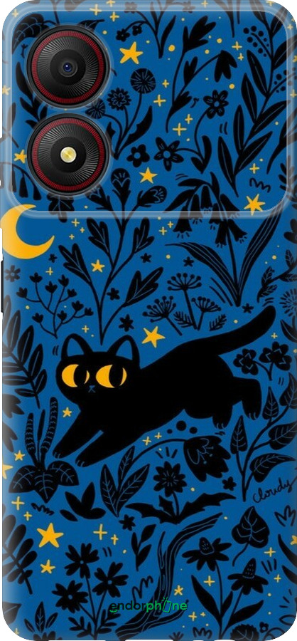 Силиконовый чехол Летняя ночь для ZTE Blade A34 - 6472u-3989 изображение 