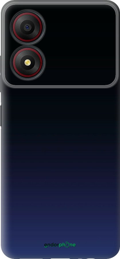 Силіконовий чехол Градієнт у темно-синьому стилі для ZTE Blade A34 - 6542u-3989 изображение 