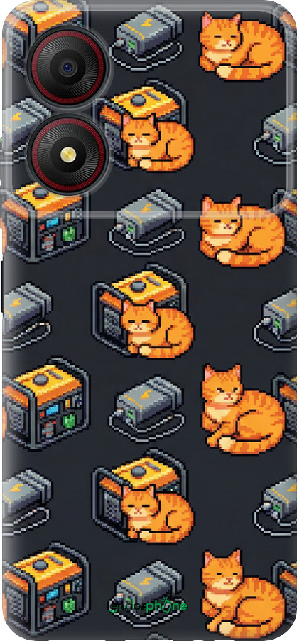 Силіконовий чехол Autonomous Zone для ZTE Blade A34 - 6771u-3989 изображение 