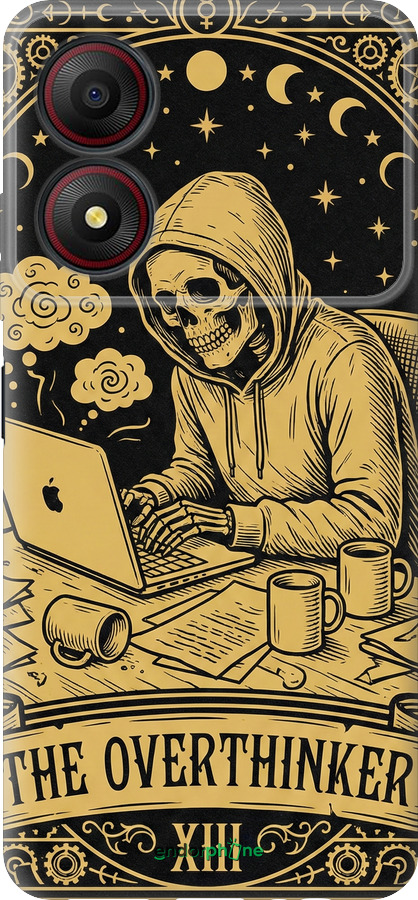 Силиконовый чехол The Overthinker для ZTE Blade A34 - 6774u-3989 изображение 