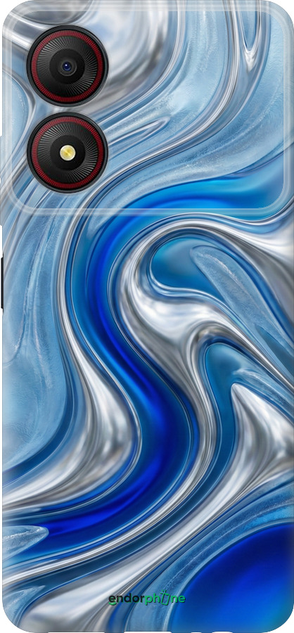 Силиконовый чехол Liquid Chrome для ZTE Blade A34 - 6781u-3989 изображение 