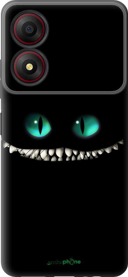 Силіконовий чехол Чеширський кіт для ZTE Blade A34 - 689u-3989 изображение 