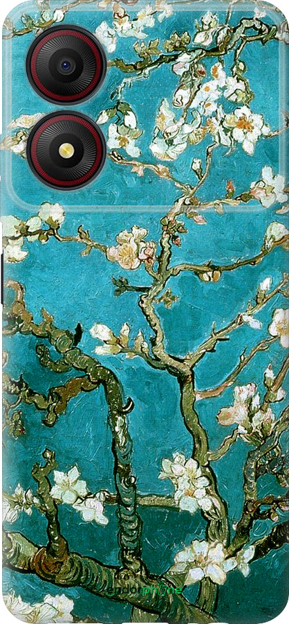 Силиконовый чехол Винсент Ван Гог. Сакура для ZTE Blade A34 - 841u-3989 изображение 