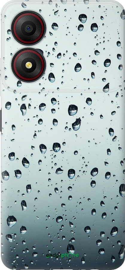 Силиконовый чехол Стекло в каплях для ZTE Blade A34 - 848u-3989 изображение 