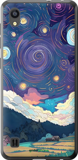 Силиконовый чехол Креативный арт для ZTE Blade A5 2019 - 6322u-2109 изображение 