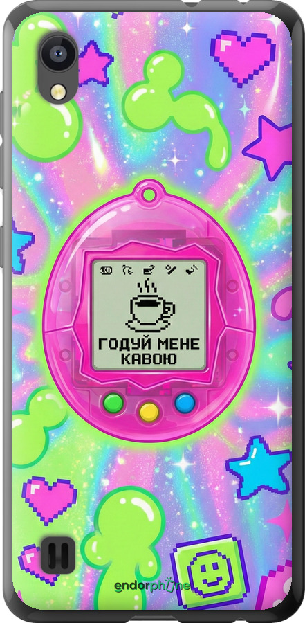 Силіконовий чехол Y2K Aesthetic Retro Pet: Годуй мене кавою для ZTE Blade A5 2019 - 6784u-2109 изображение 