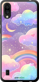TPU чехол Облака и радуга для ZTE Blade A5 2020 - 6312b-2111 изображение 