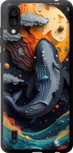 TPU чехол Кит в космосе для ZTE Blade A5 2020 - 6328b-2111 изображение 