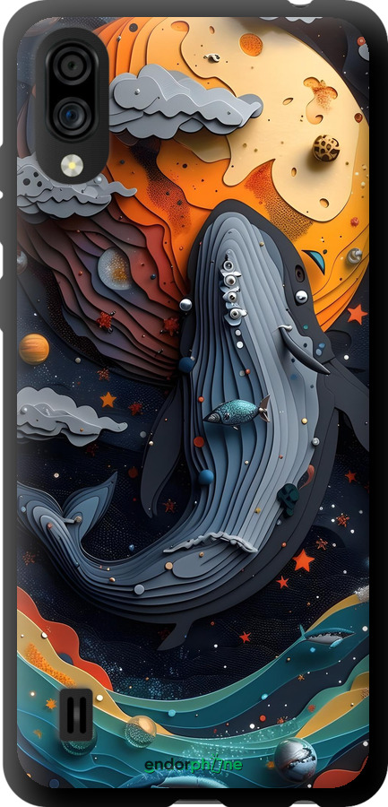 TPU чехол Кит в космосе для ZTE Blade A5 2020 - 6328b-2111 изображение 