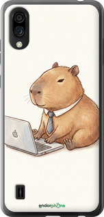 Силиконовый чехол Funny Capybara CEO Working для ZTE Blade A5 2020 - 6777u-2111 изображение 