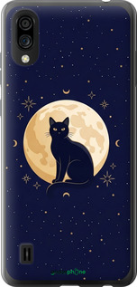 Силиконовый чехол Cute Cat Celestial/Witchy для ZTE Blade A5 2020 - 6787u-2111 изображение 