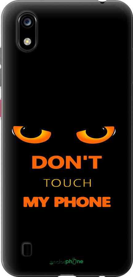 Силиконовый чехол Don't touch the phone для ZTE Blade A7 2019 - 4261u-2110 изображение 