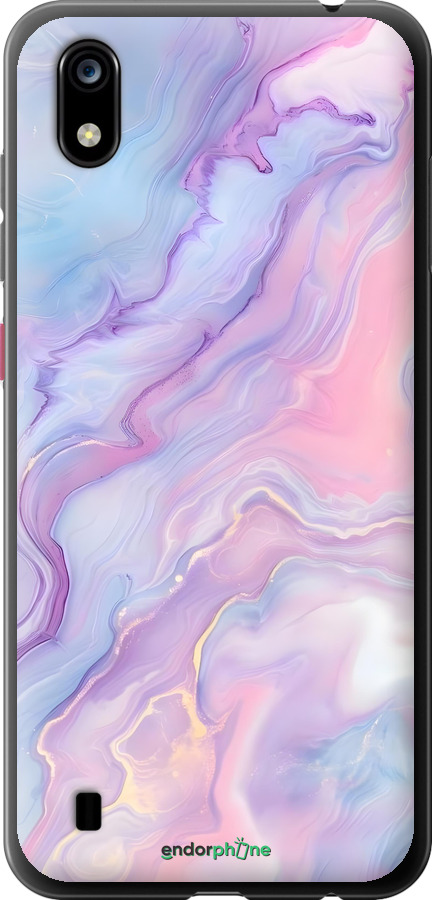 Силиконовый чехол Нежный мрамор для ZTE Blade A7 2019 - 6310u-2110 изображение 