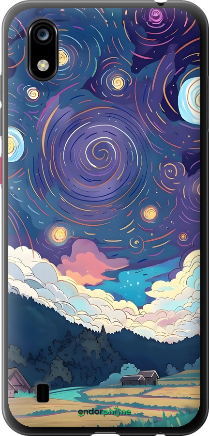 Силіконовий чехол Креативний арт для ZTE Blade A7 2019 - 6322u-2110 изображение 