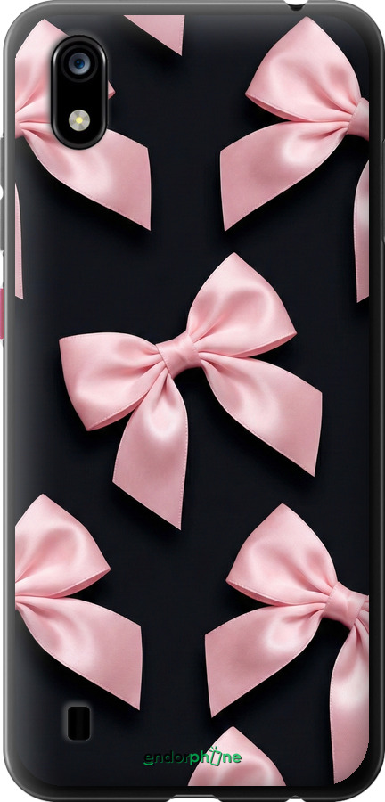 Силіконовий чехол Coquette Ribbons Dark Coquette для ZTE Blade A7 2019 - 6767u-2110 изображение 