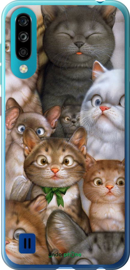 

Силіконовий чохол "Коти" для ZTE Blade A7 2020