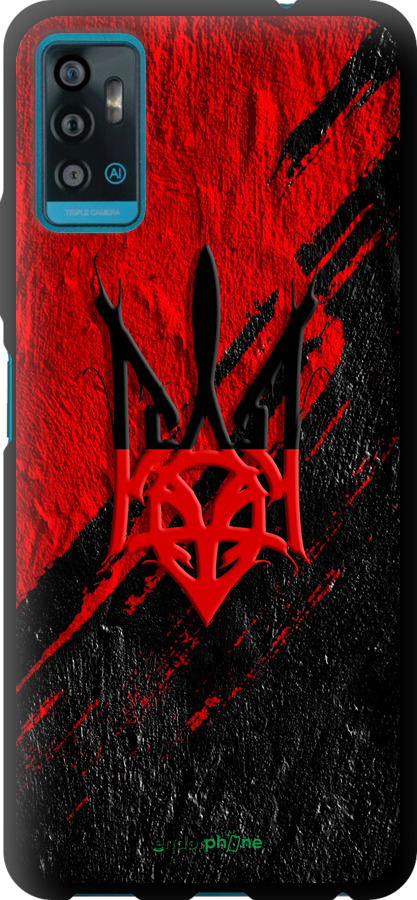 

TPU чохол "Герб v4" для ZTE Blade A71, Червоний