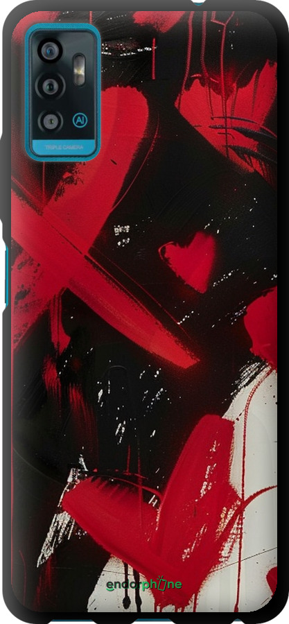 

TPU чохол "XO Love" для ZTE Blade A71, Червоний