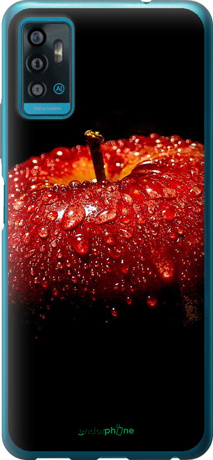 Силиконовый чехол Яблоко для ZTE Blade A71 - 6022u-2523 изображение 