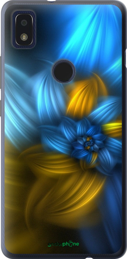 

Силіконовий чохол "Візерунок 46" для ZTE Blade L210, Синій