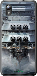 Силиконовый чехол Линкор, world of tanks, wargaming, военный корабль для ZTE Blade L8 - 6453u-2448 изображение 