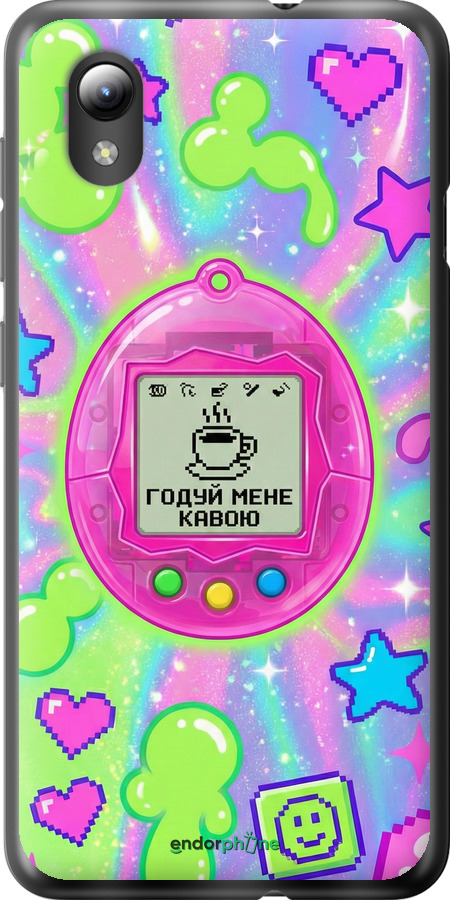 Силіконовий чехол Y2K Aesthetic Retro Pet: Годуй мене кавою для ZTE Blade L8 - 6784u-2448 изображение 