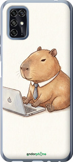 Силіконовий чехол Funny Capybara CEO Working для ZTE Blade V2020 Smart - 6777u-2458 изображение 