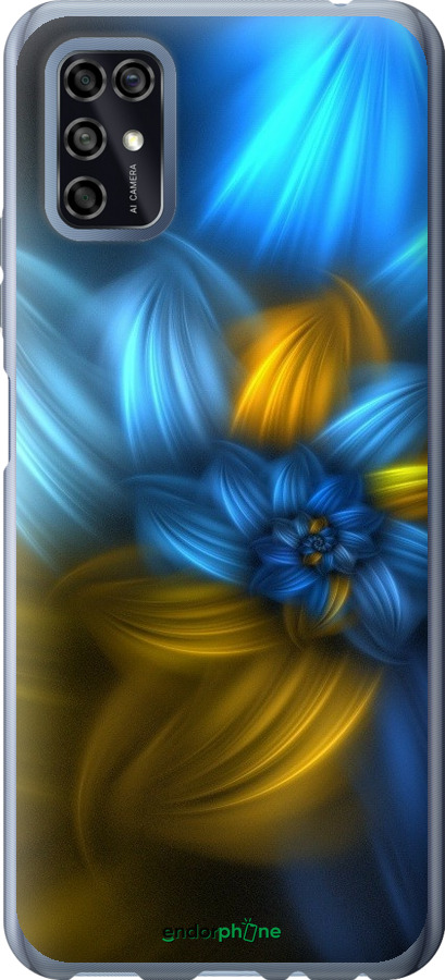 

Силіконовий чохол "Візерунок 46" для ZTE Blade V2020 Smart, Синій