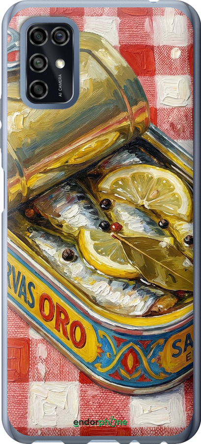 Силиконовый чехол Vintage Sardine Tin Phone для ZTE Blade V2020 Smart - 6772u-2458 изображение 