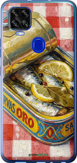 Силиконовый чехол Vintage Sardine Tin Phone для ZTE Blade V2020 - 6772u-2529 изображение 