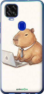 Силиконовый чехол Funny Capybara CEO Working для ZTE Blade V2020 - 6777u-2529 изображение 