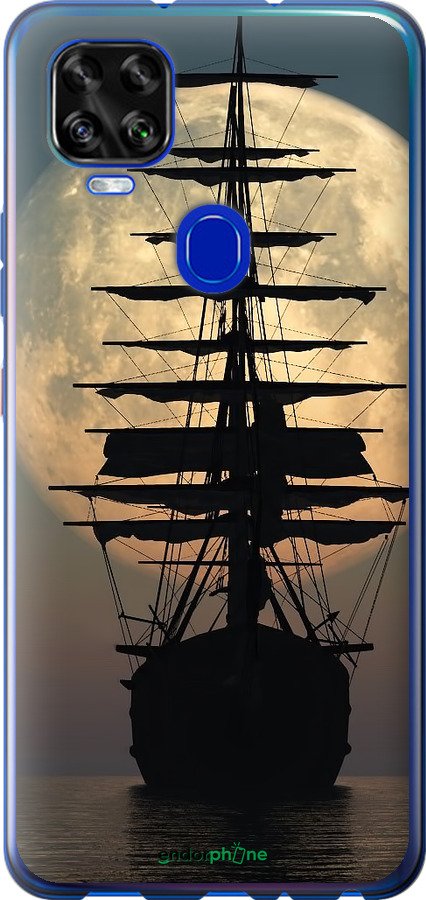 Силиконовый чехол Корабль для ZTE Blade V2020 - 5998u-2529 изображение 