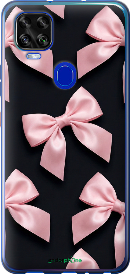 Силіконовий чехол Coquette Ribbons Dark Coquette для ZTE Blade V2020 - 6767u-2529 изображение 