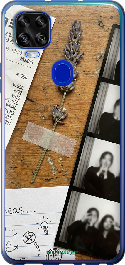 Силіконовий чехол Aesthetic Scrapbook Collage для ZTE Blade V2020 - 6773u-2529 изображение 