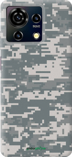 Силиконовый чехол Камуфляж для ZTE Blade V50 Vita - 1085u-3813 изображение 