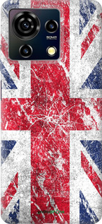 Силиконовый чехол Флаг Великобритании 1 для ZTE Blade V50 Vita - 386u-3813 изображение 
