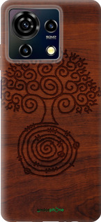 Силиконовый чехол Узор дерева для ZTE Blade V50 Vita - 4119u-3813 изображение 