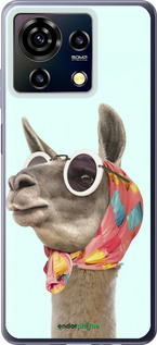 Силіконовий чехол Модна лама для ZTE Blade V50 Vita - 4479u-3813 изображение 