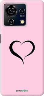 Силиконовый чехол Сердце 1 для ZTE Blade V50 Vita - 4730u-3813 изображение 