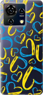 Силиконовый чехол Сердца UA для ZTE Blade V50 Vita - 5292u-3813 изображение 