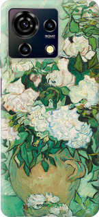 Силіконовий чехол Вінсент Ван Гог. Ваза з трояндами для ZTE Blade V50 Vita - 5543u-3813 изображение 