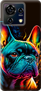 Силиконовый чехол Яркий бульдог для ZTE Blade V50 Vita - 5547u-3813 изображение 