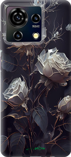 Силіконовий чехол Троянди 2 для ZTE Blade V50 Vita - 5550u-3813 изображение 